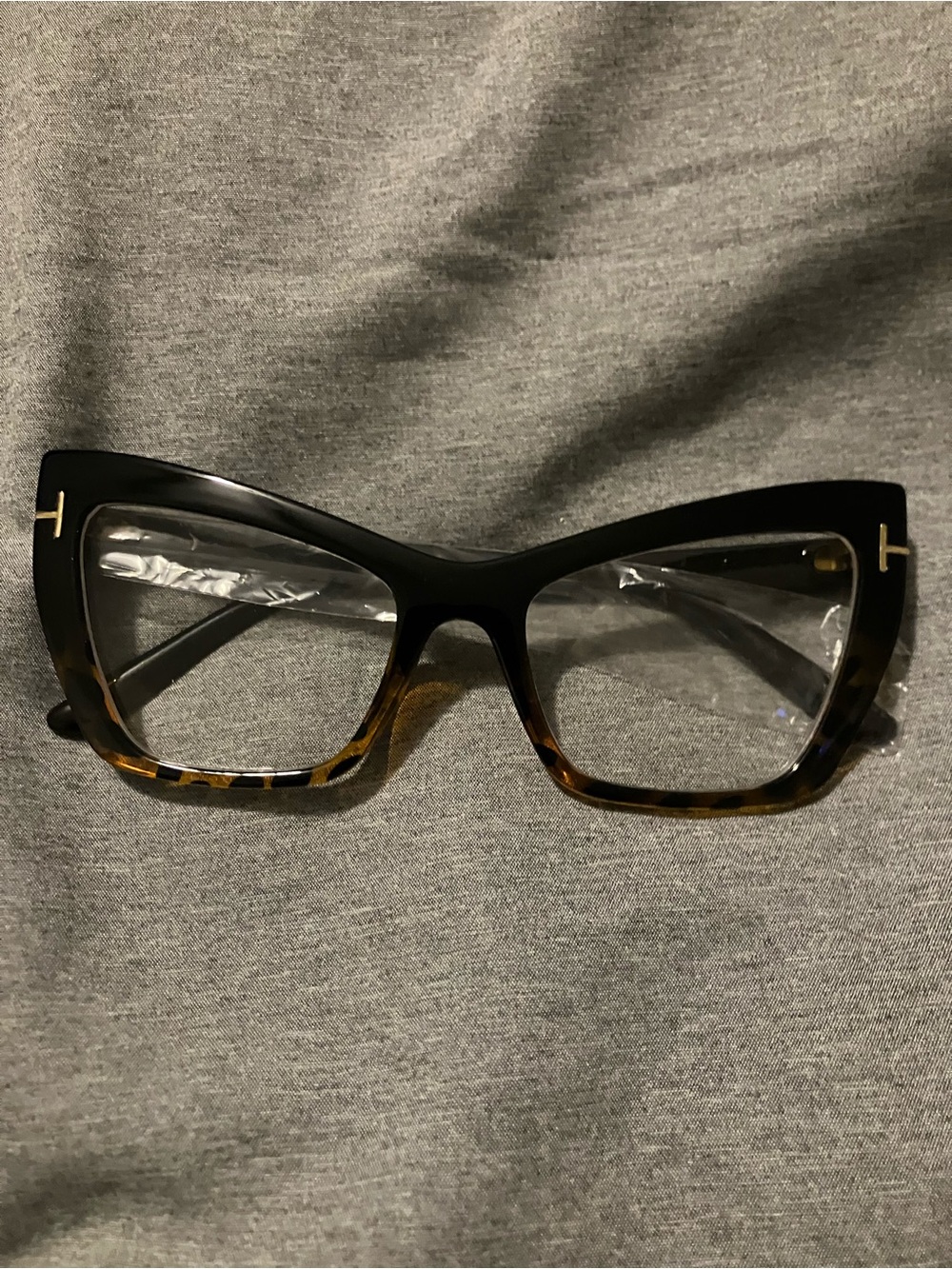 Tortoiseshell Cat-Eye Reading Glasses - Black/Brown